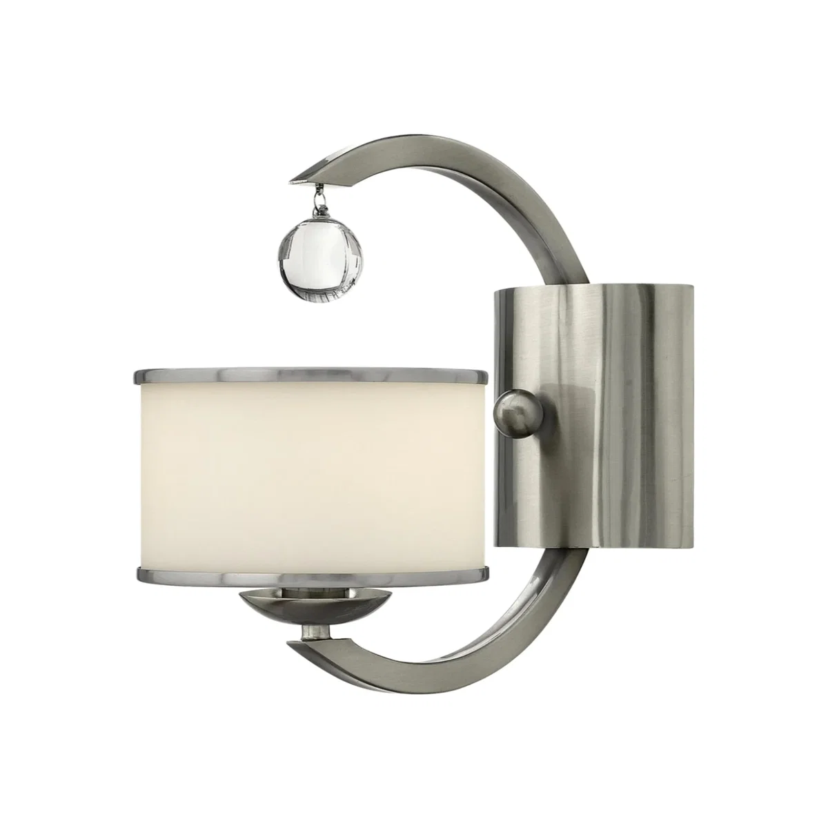 Monaco Wall Light Nickel - Nickel