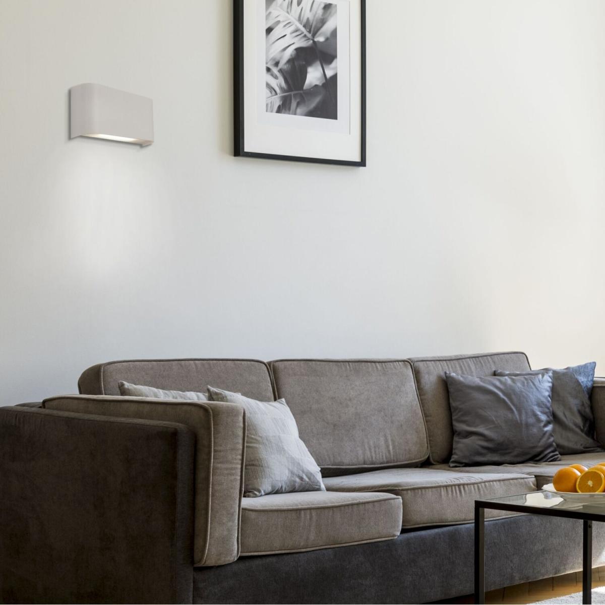 Glasgow White 2Lt LED Wall Light - White – image 3