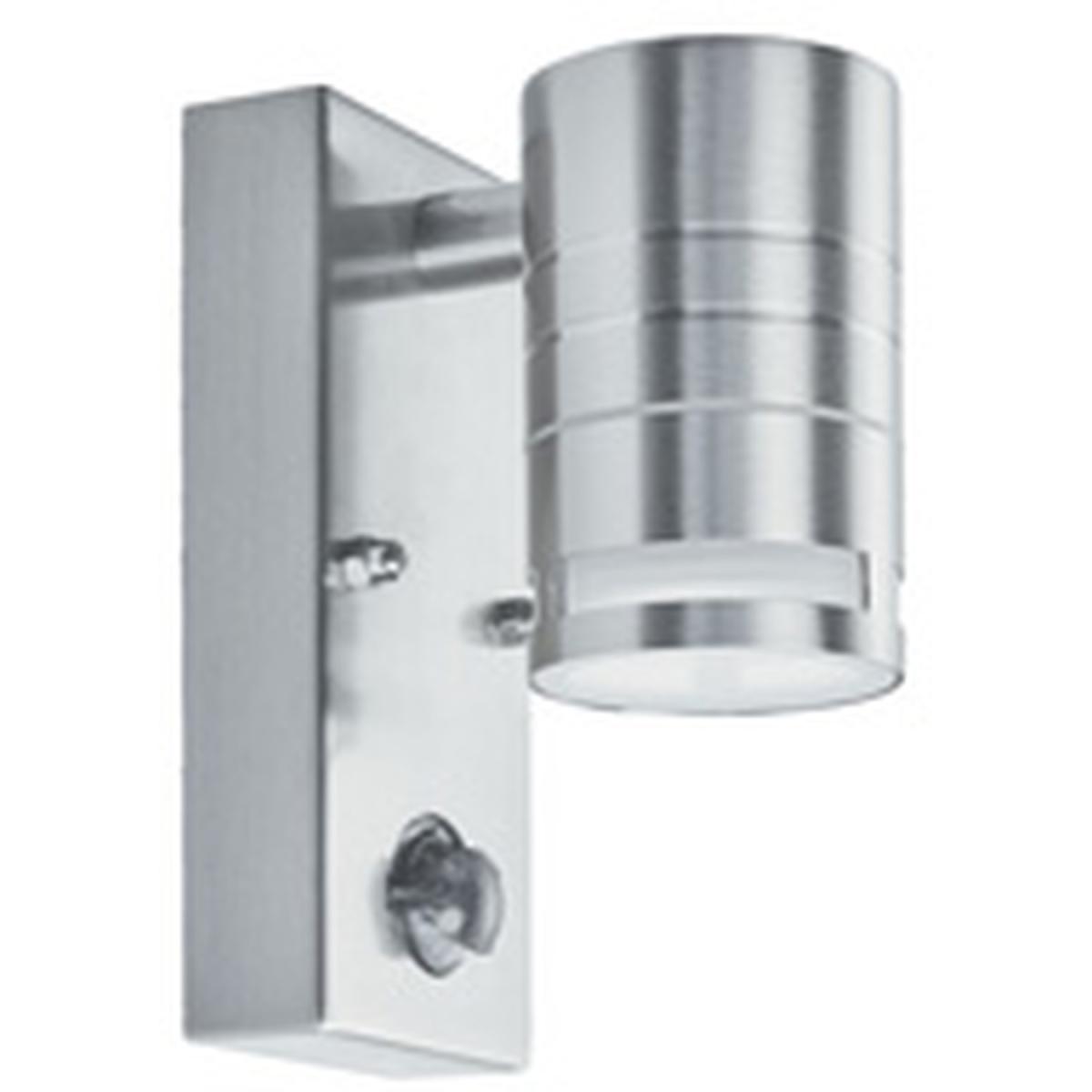 Marghera Stainless steel LED Outdoor Wall Bracket with PIR - Silver – image 2