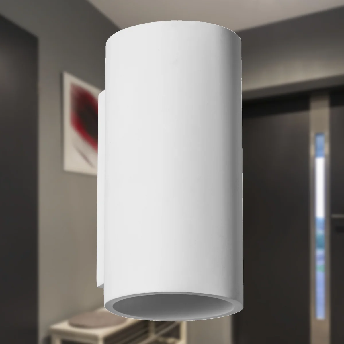 Andros 2lt Wall Washer Light - White Plaster – image 3
