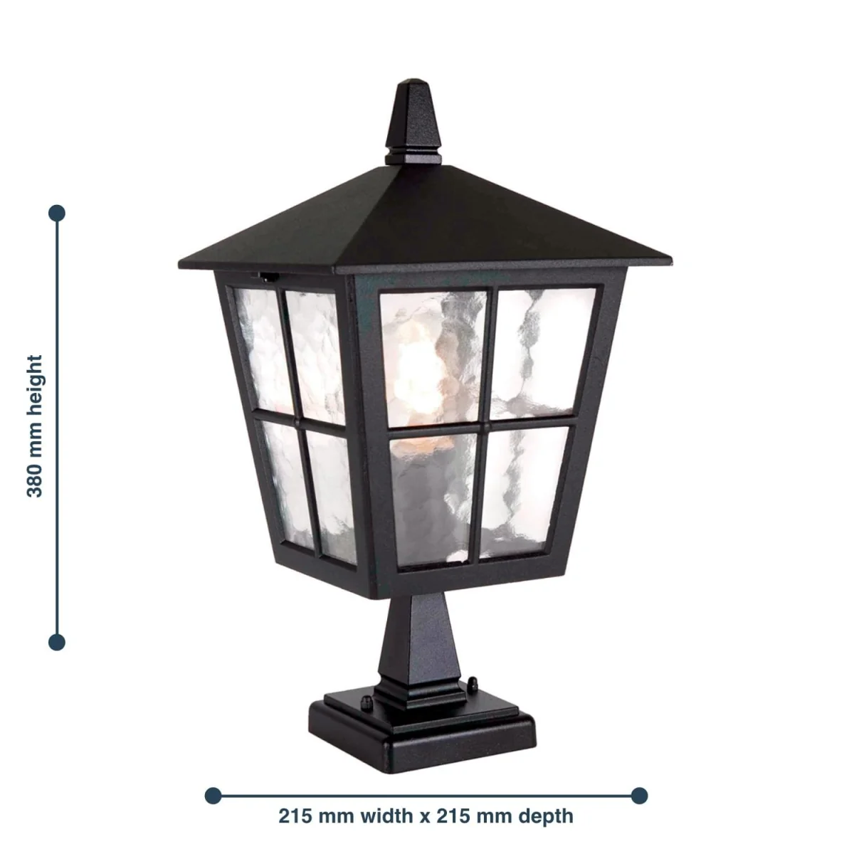 Canterbury Pedestal Light Black - Black – image 2