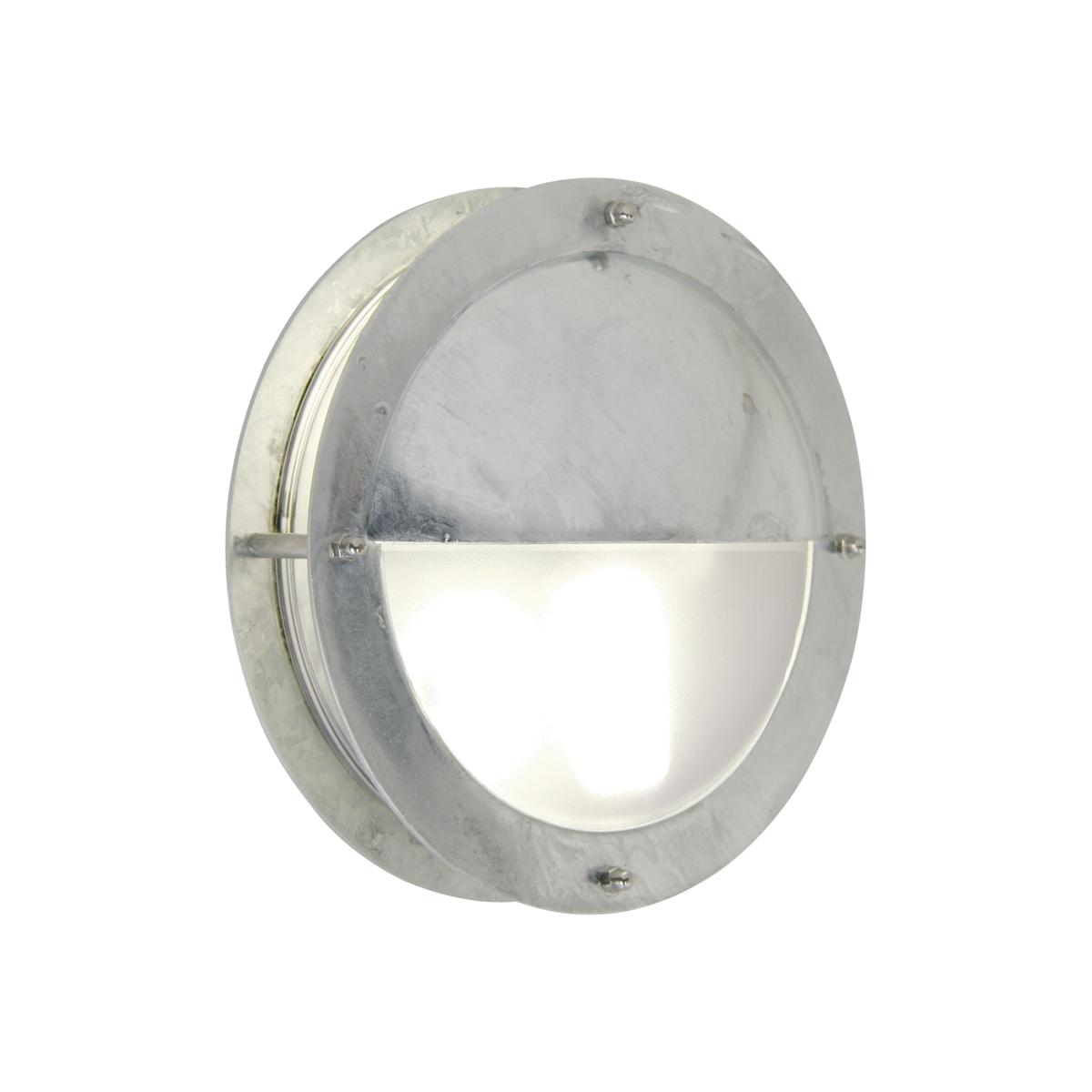 Malte Outdoor Flush Wall Lamp Galvanized E27 IP54 - Galvanized / 2.21kg – image 1