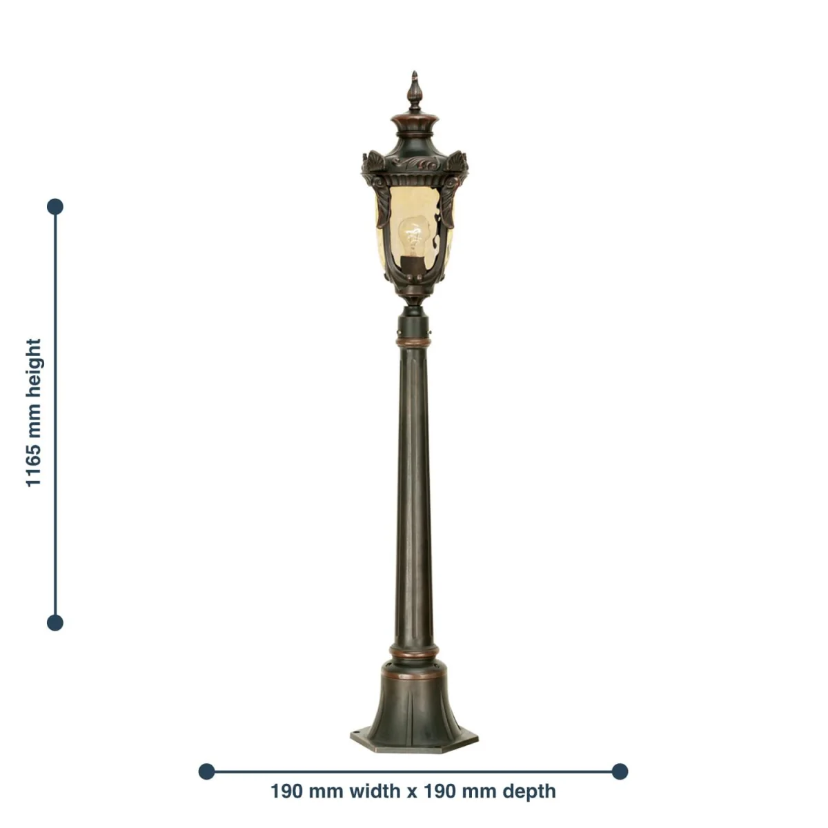 Philadelphia Bollard Light Bronze - Bronze – image 2