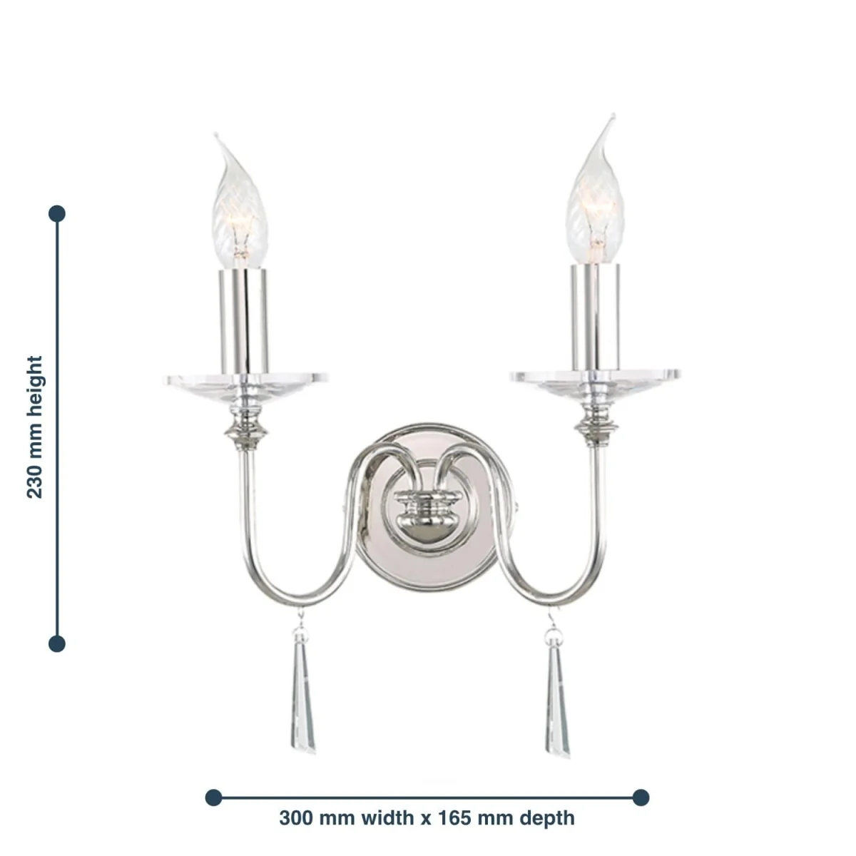 Finsbury Wall Light Nickel - Nickel – image 3