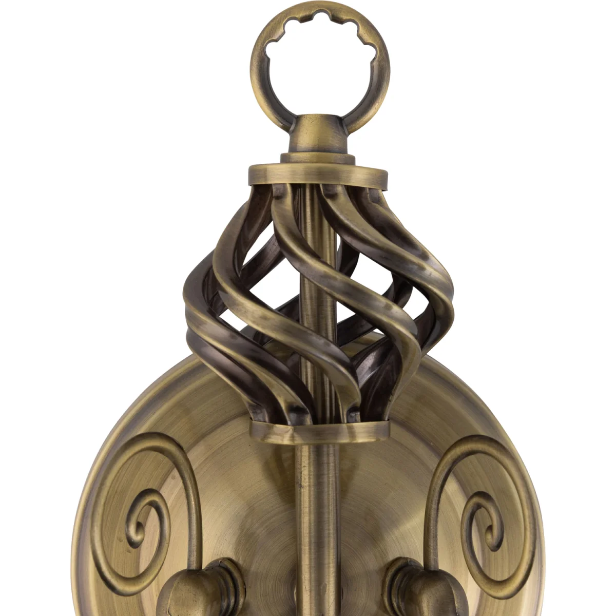 Barley Twist Antique Brass Wall Light - Antique Brass – image 2