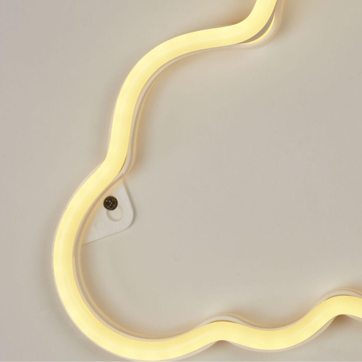 Cloud Neon Sign Light  - White – image 2