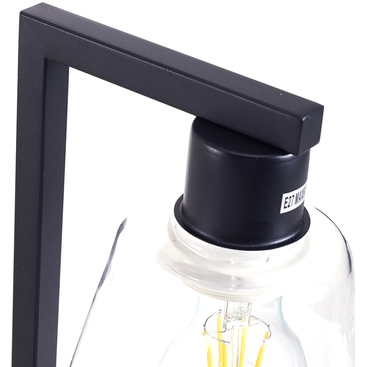 Sleek Wall Light with Digital Clock - Black – image 6