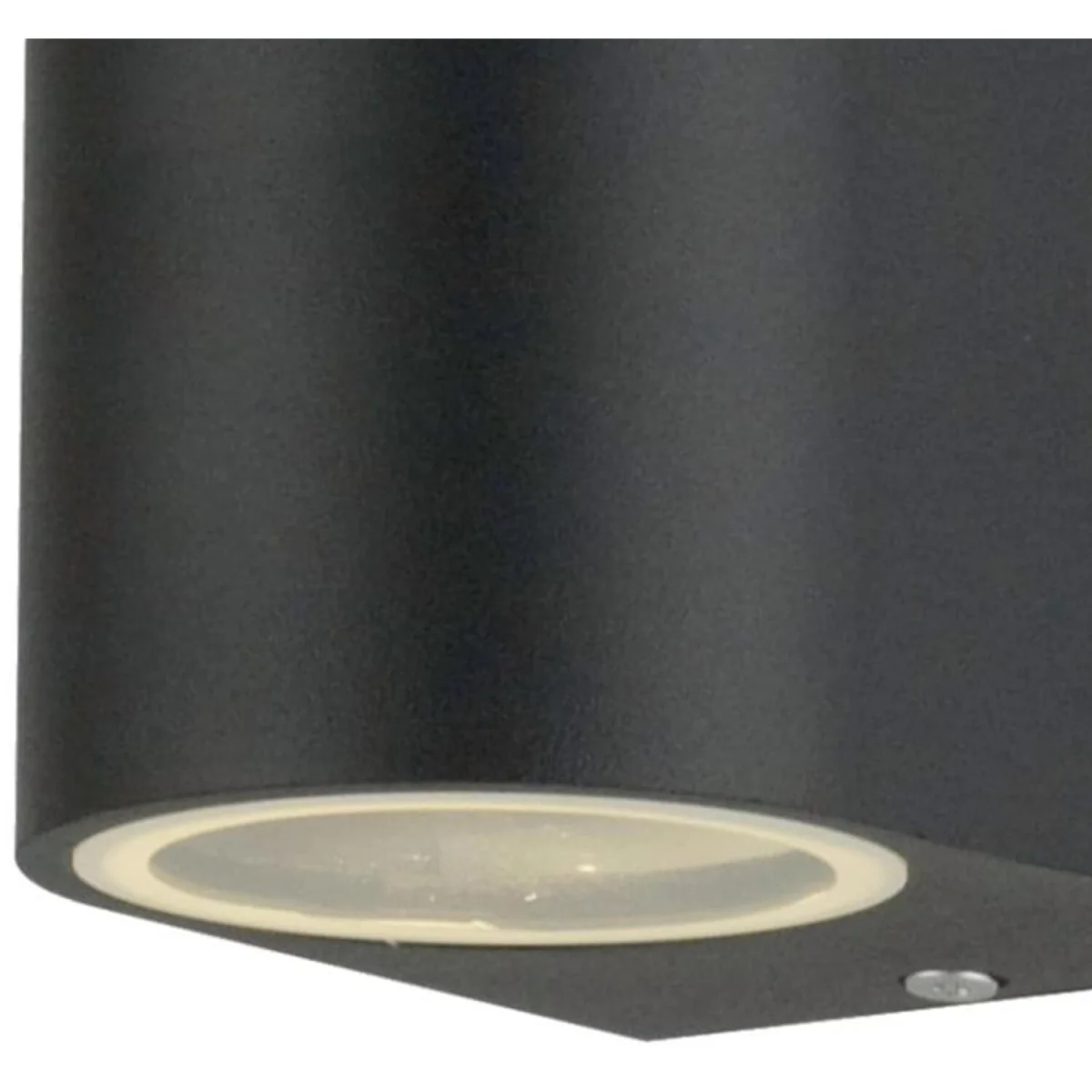 Drayton 2lt Outdoor Wall Washer Light - Black And Clear Glass – image 2