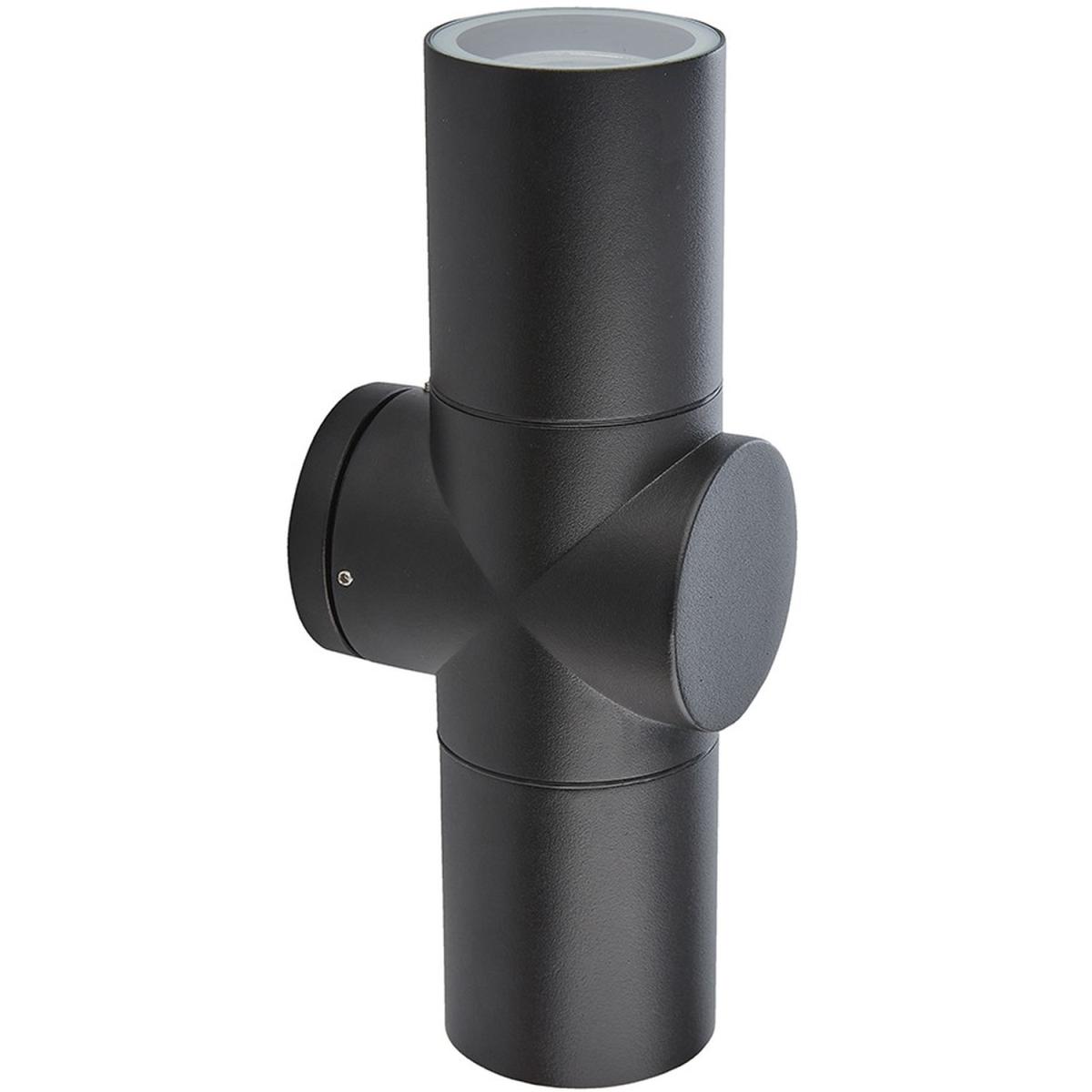Cylindrical Up Down Wall Light - Black – image 2
