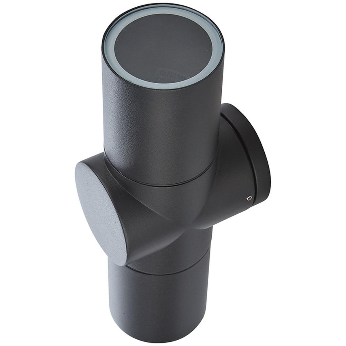Cylindrical Up Down Wall Light - Black – image 3