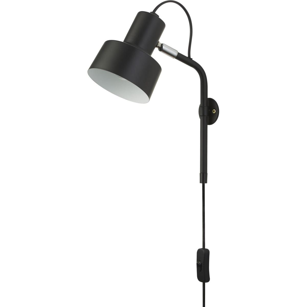 Hanoi Black Plug-In Wall Light - Black – image 3