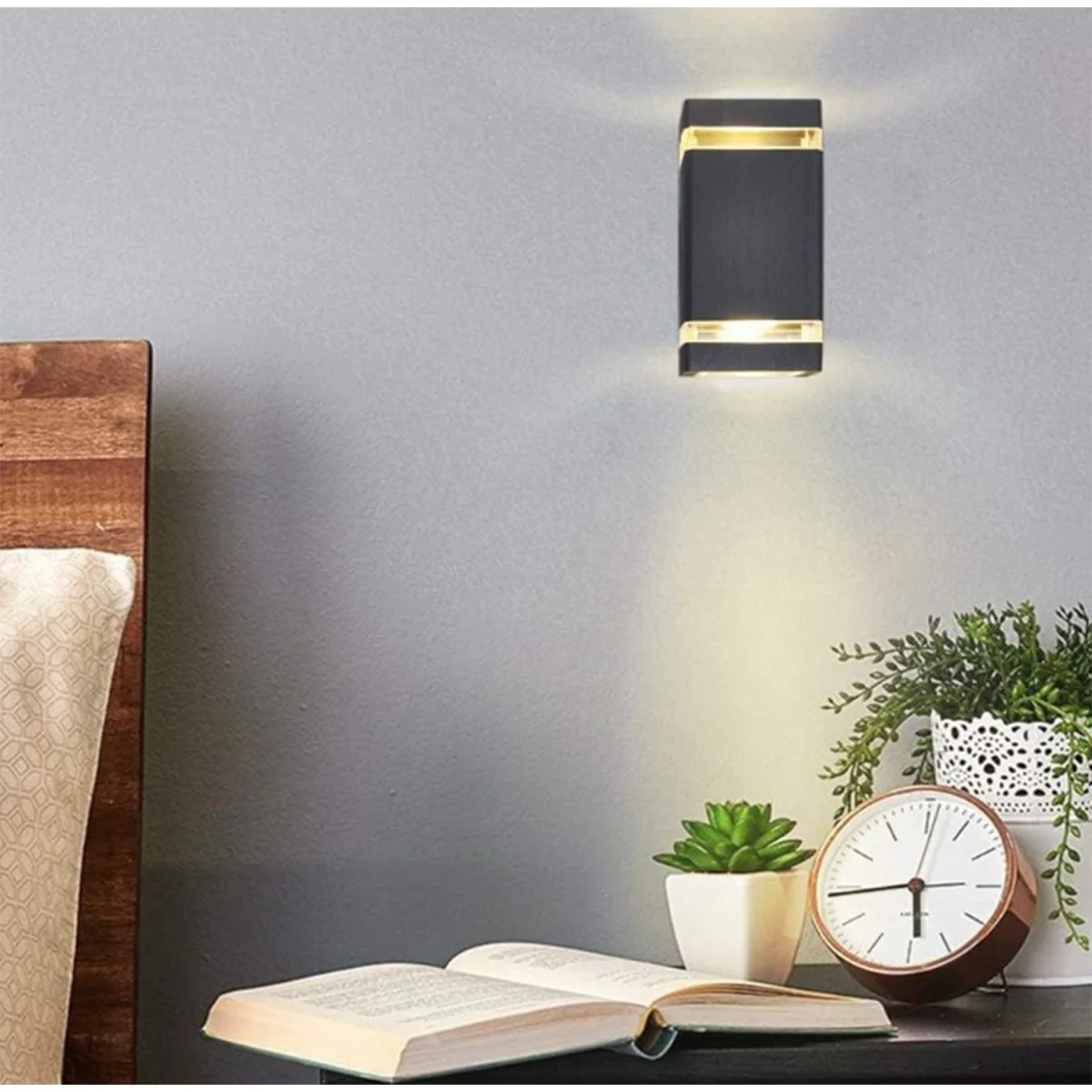 Wall Light Black Sconce Waterproof - Black – image 2