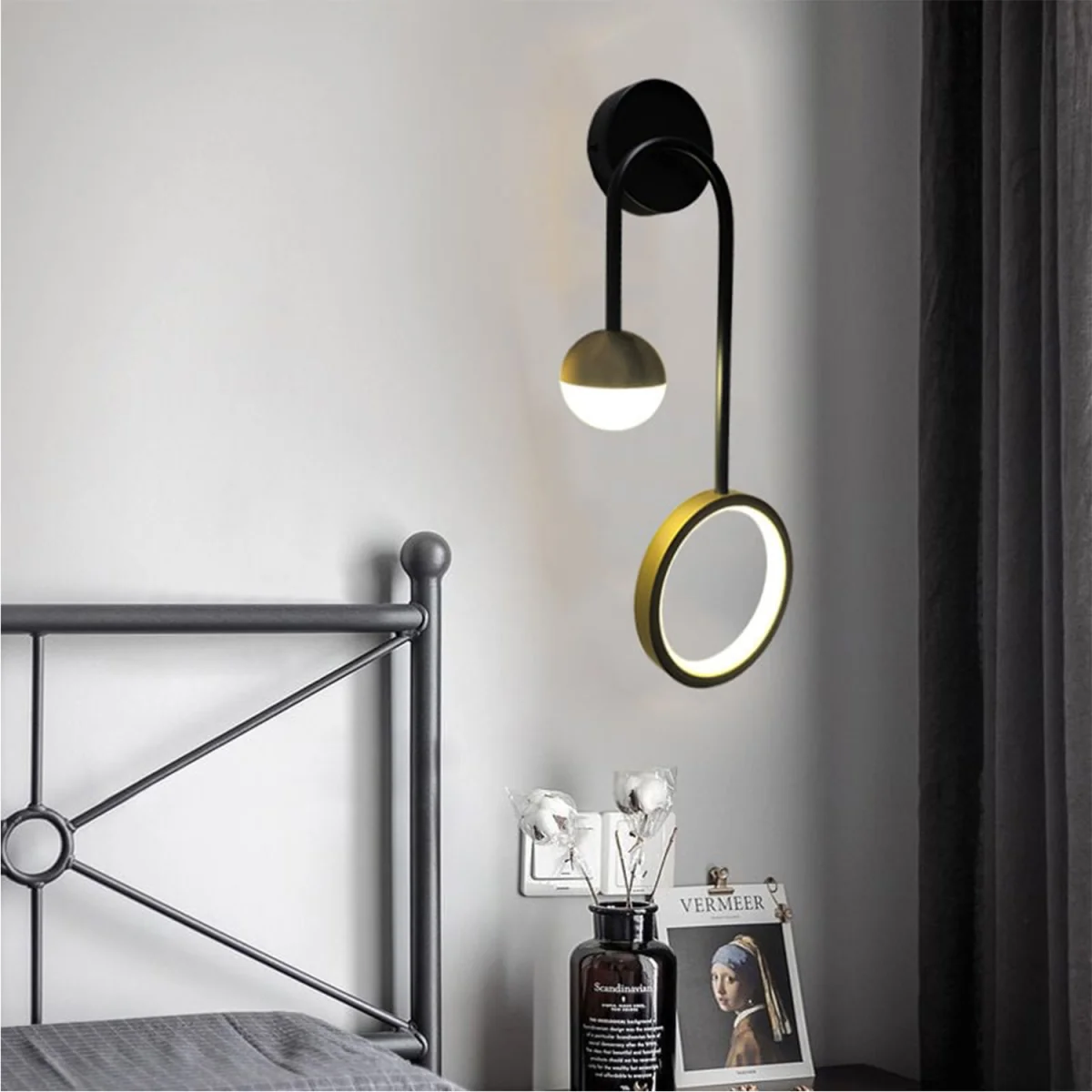 Wall Sconce Black - Black – image 2
