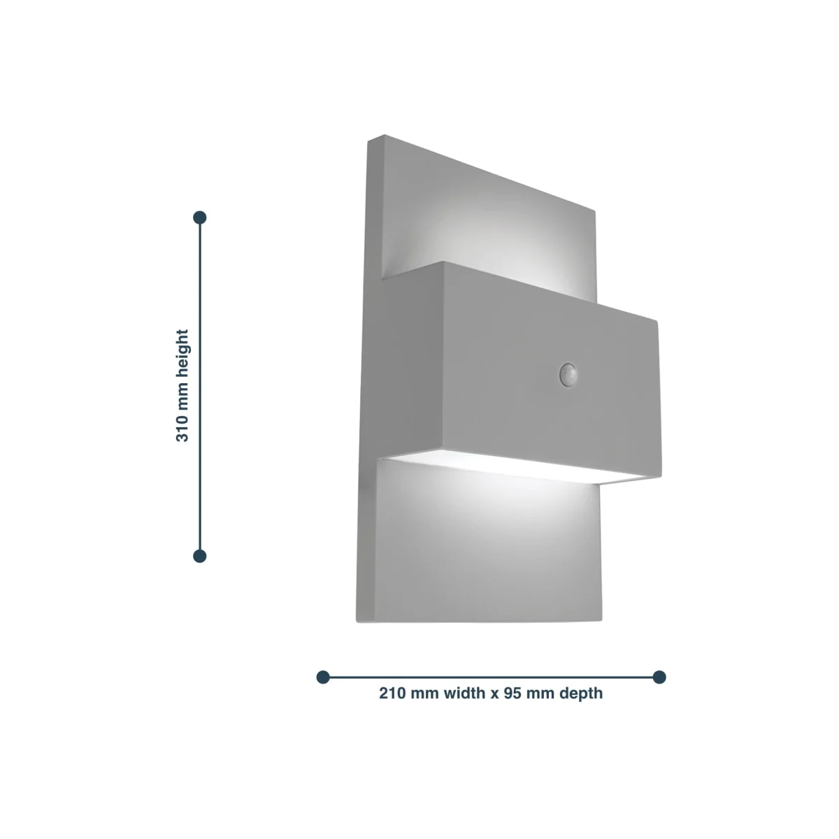 Geneve Wall Light Aluminium - Aluminium – image 1