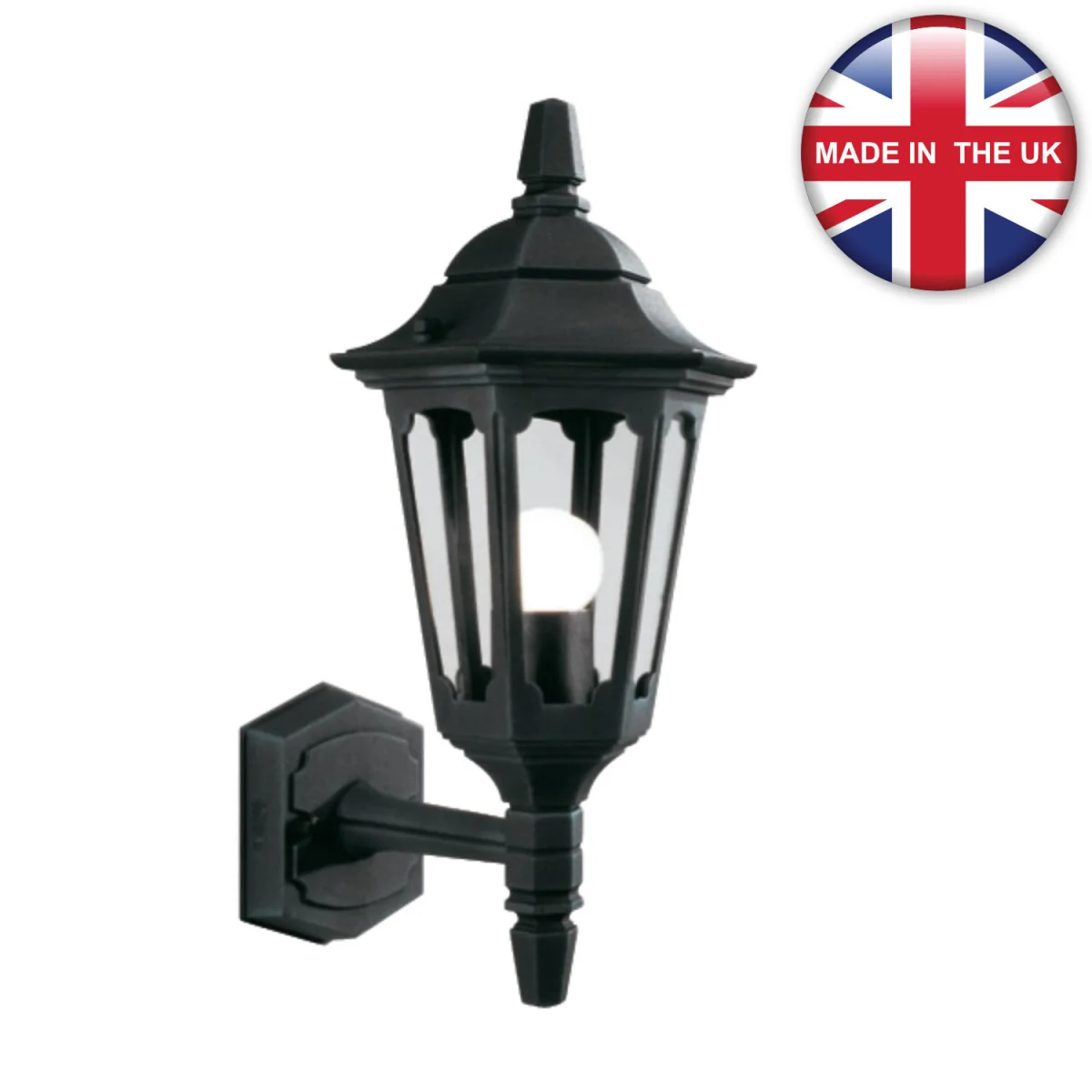 Elstead Lighting Parish Wall Light Black B - Black – image 2