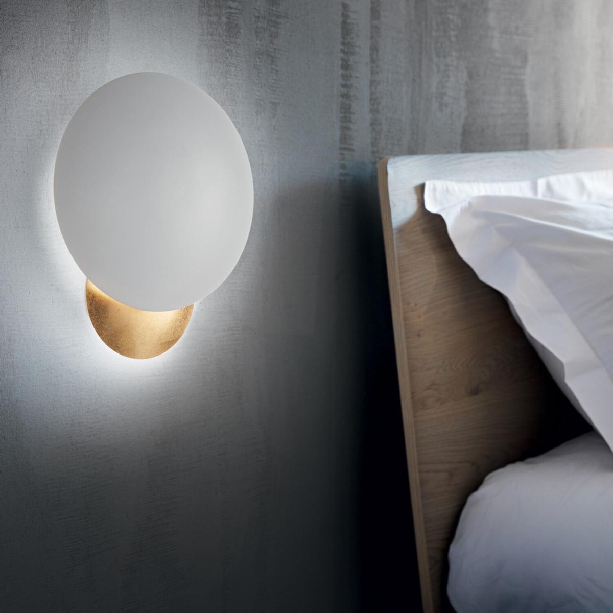 Eclissi LED Decorative Wall Light White Gold 3000K - White Gold – image 2