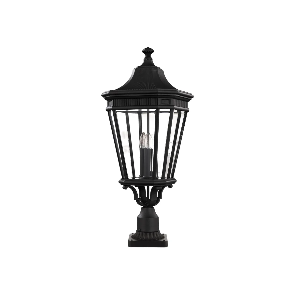 Elstead Lighting Cotswold Pedestal Light Black - Black – image 1