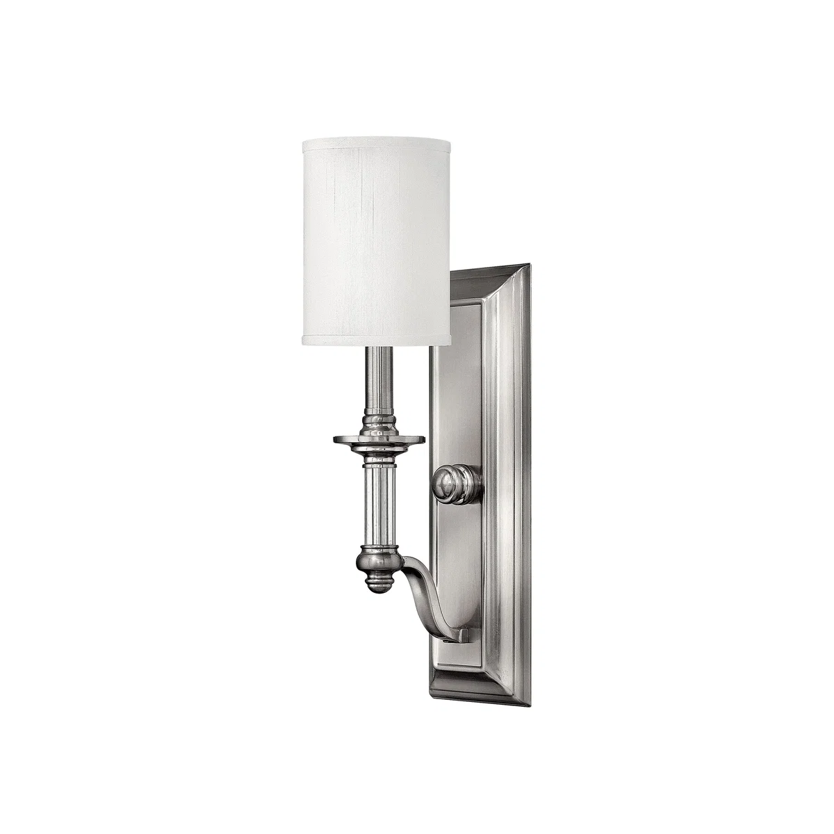 Elstead Lighting Sussex Wall Light Nickel - Nickel – image 1