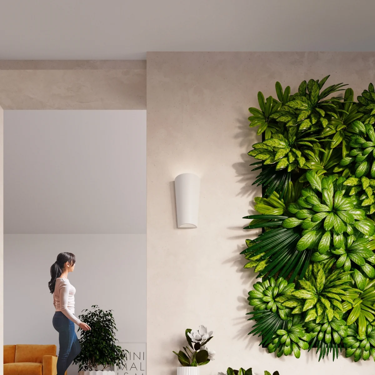 Wall lamp ceramic LANA - white – image 5