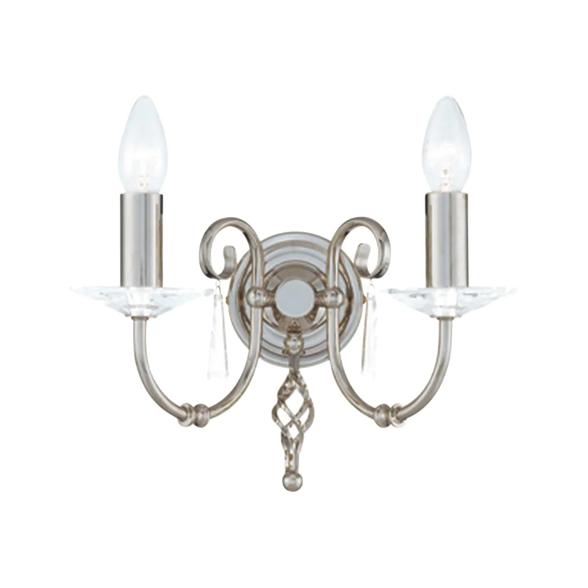 Elstead Lighting Aegean Wall Light Nickel - Nickel – image 1