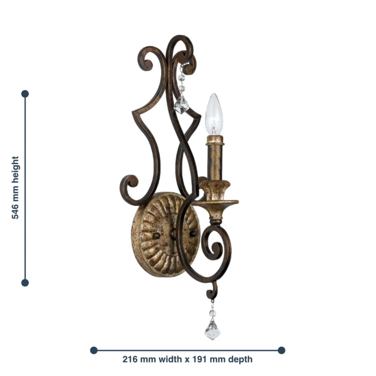 Marquette Wall Light Bronze - Bronze – image 2