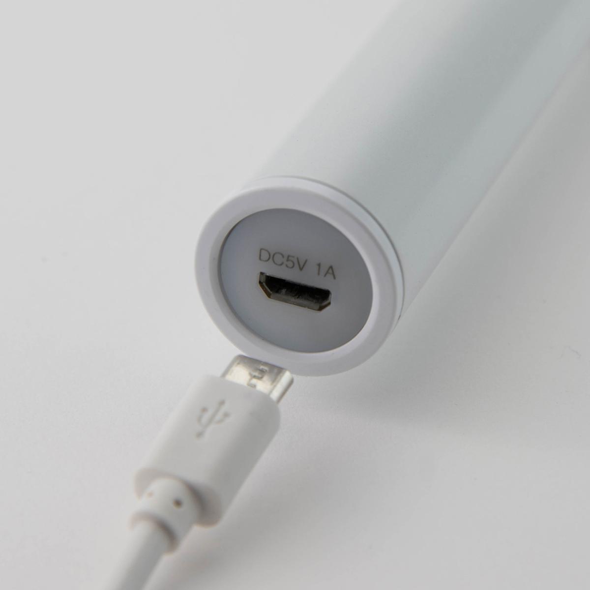 LED Cool White Rechargeable LED Light with Touch Dimming - White – image 6