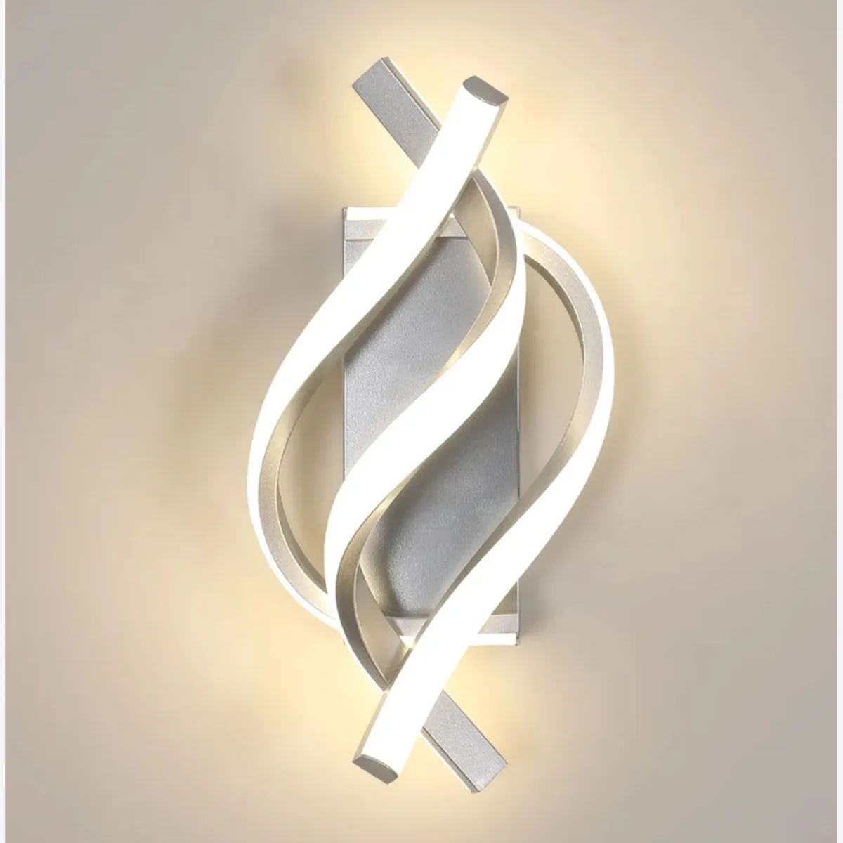Spiral Wall Light Silver - Silver – image 1