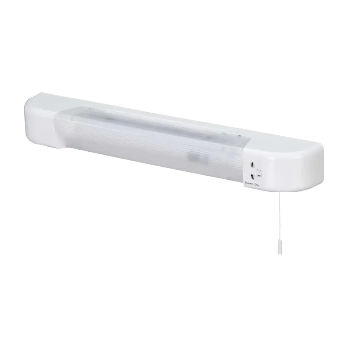Rise White Led Bathroom Shaver Light - White & Frosted – image 1