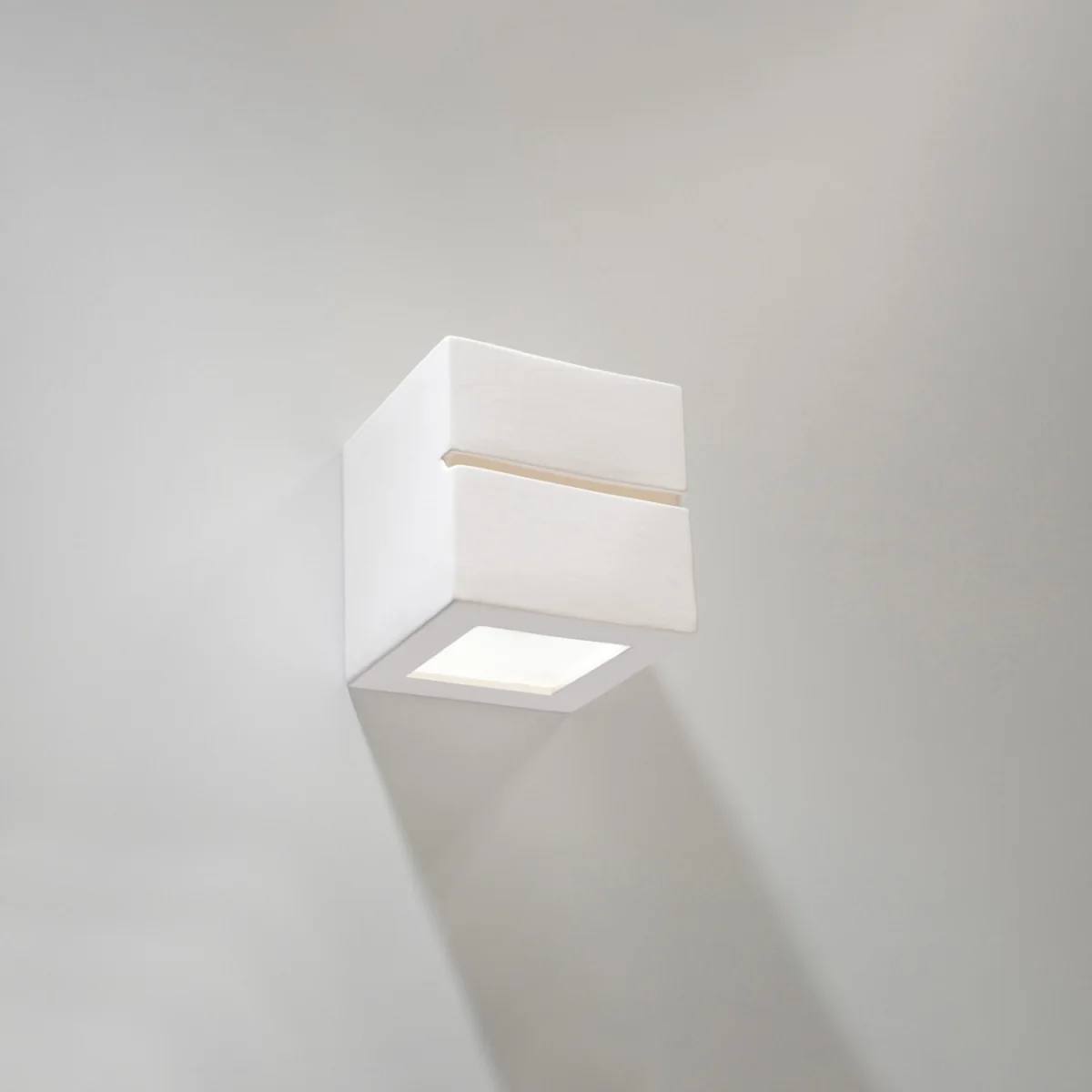 Wall lamp ceramic LEO grey - white / 0.85kg – image 2