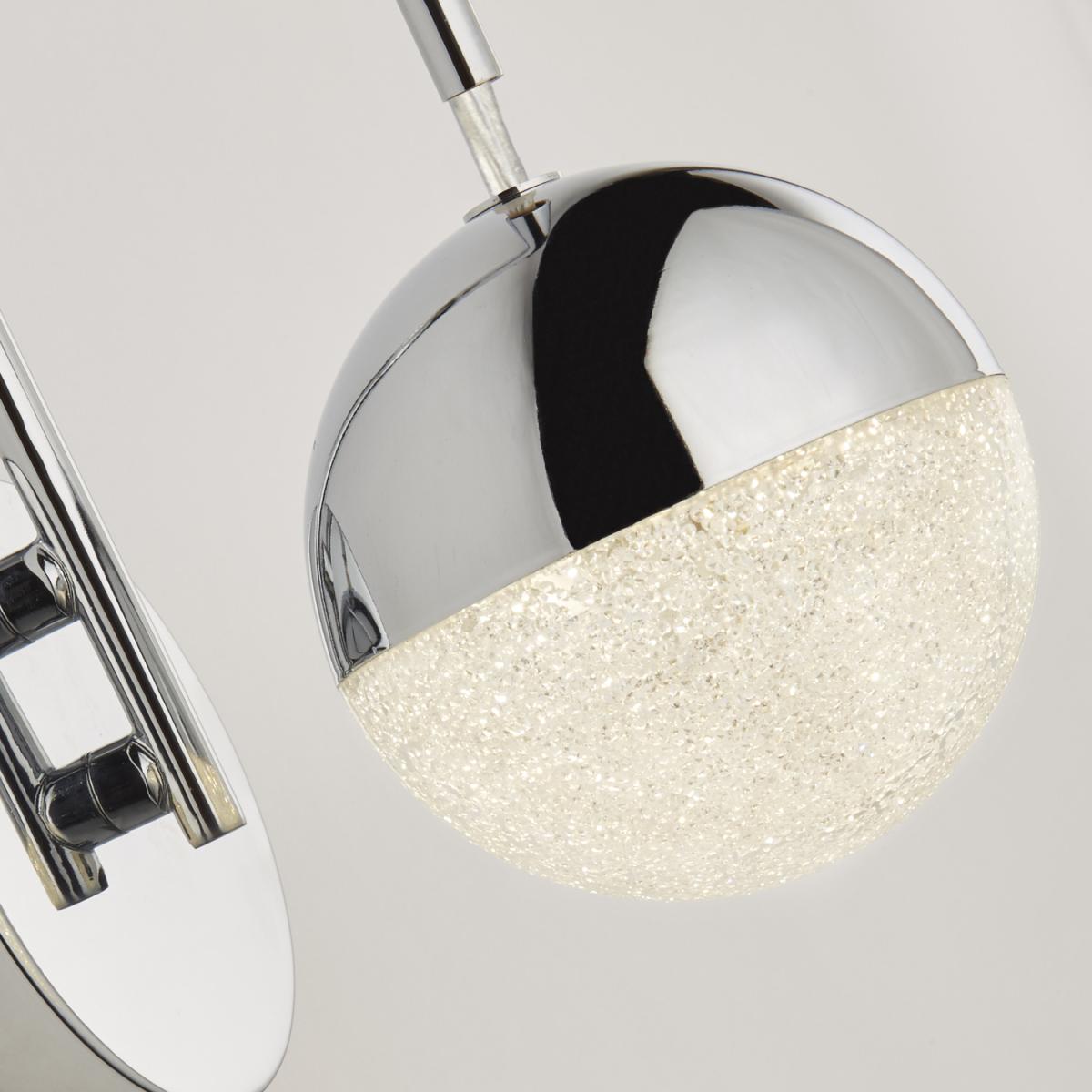 Crushed Ice Wall Light  - Silver – image 2