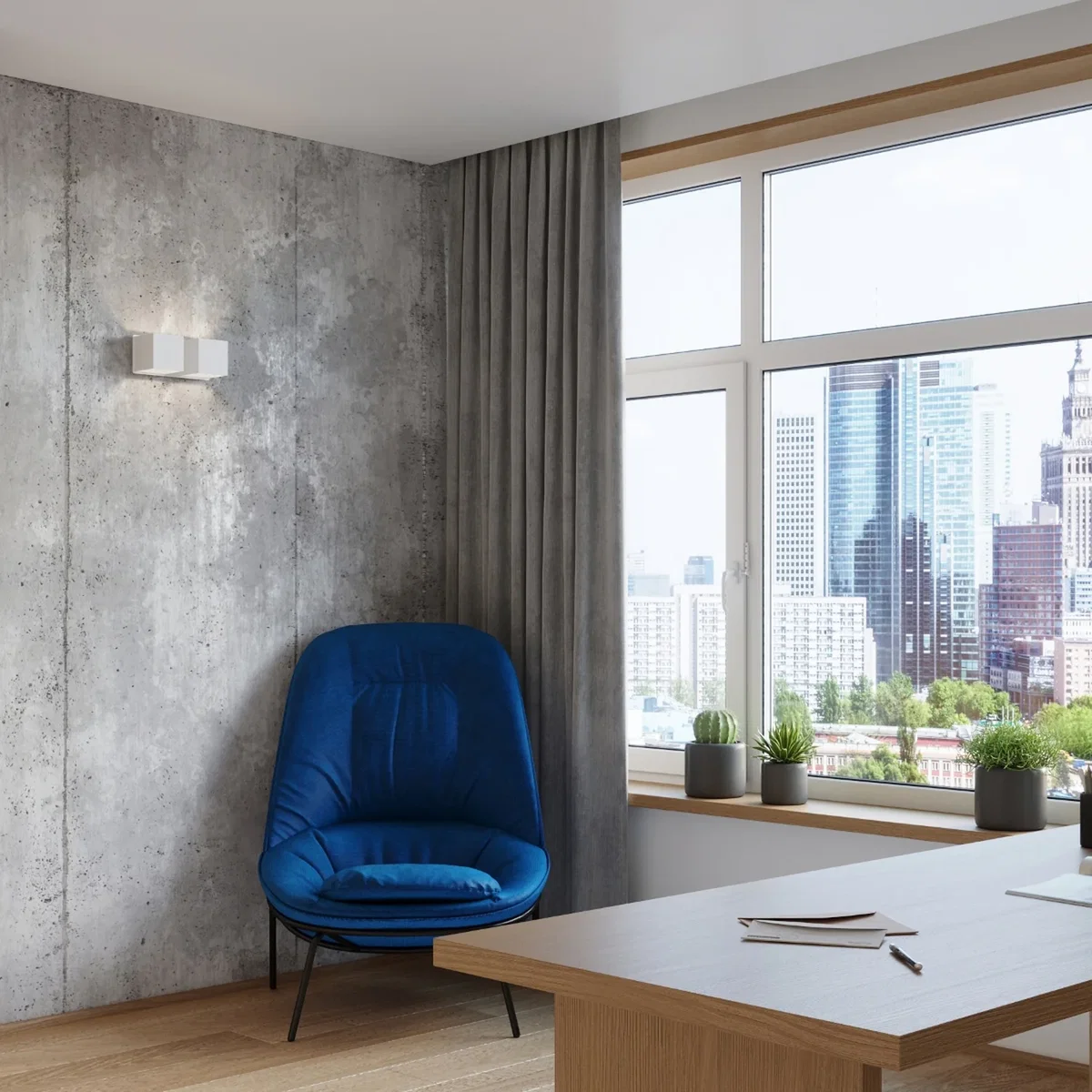 Wall lamp QUAD 2 black - gray – image 11