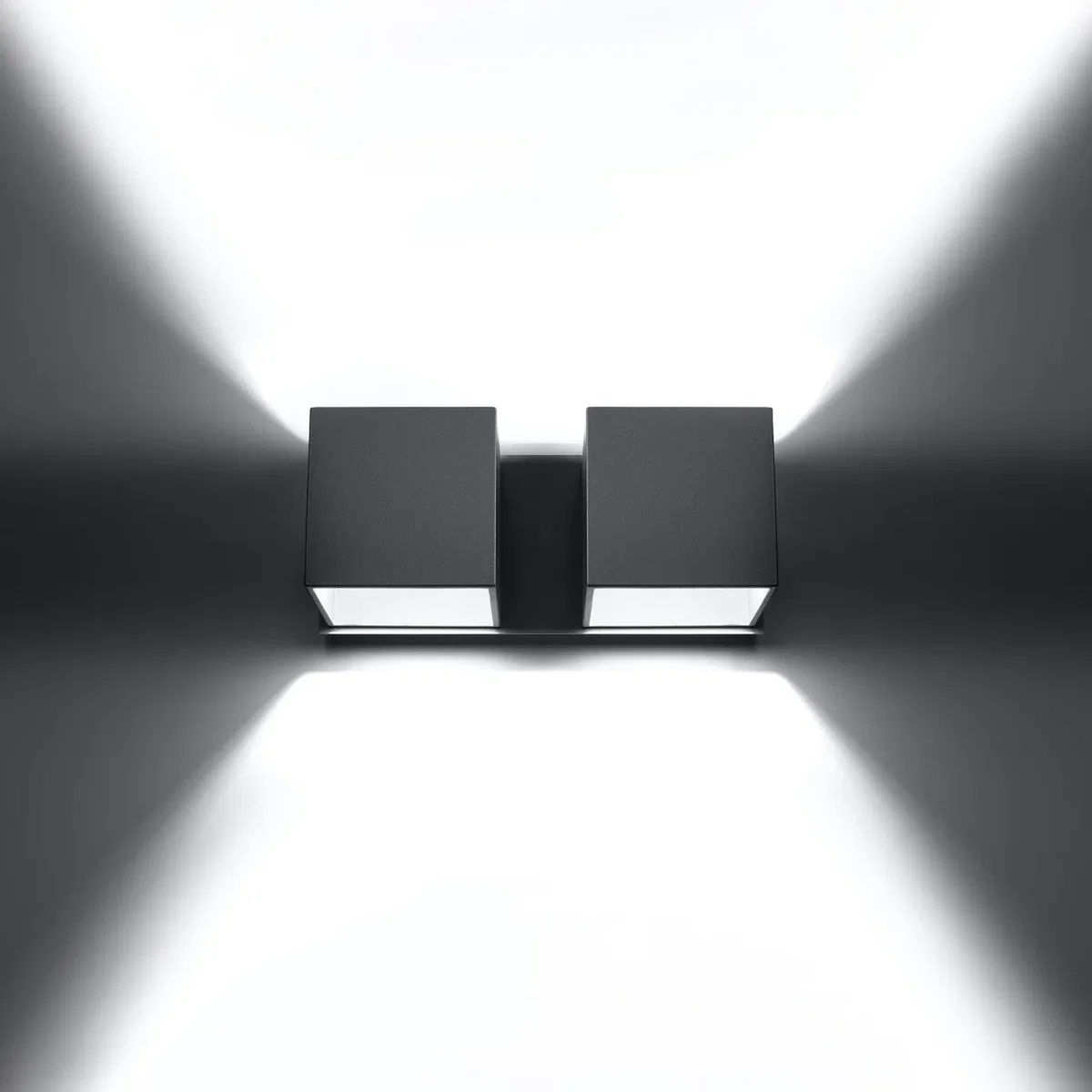 Wall lamp QUAD 2 black - gray – image 7
