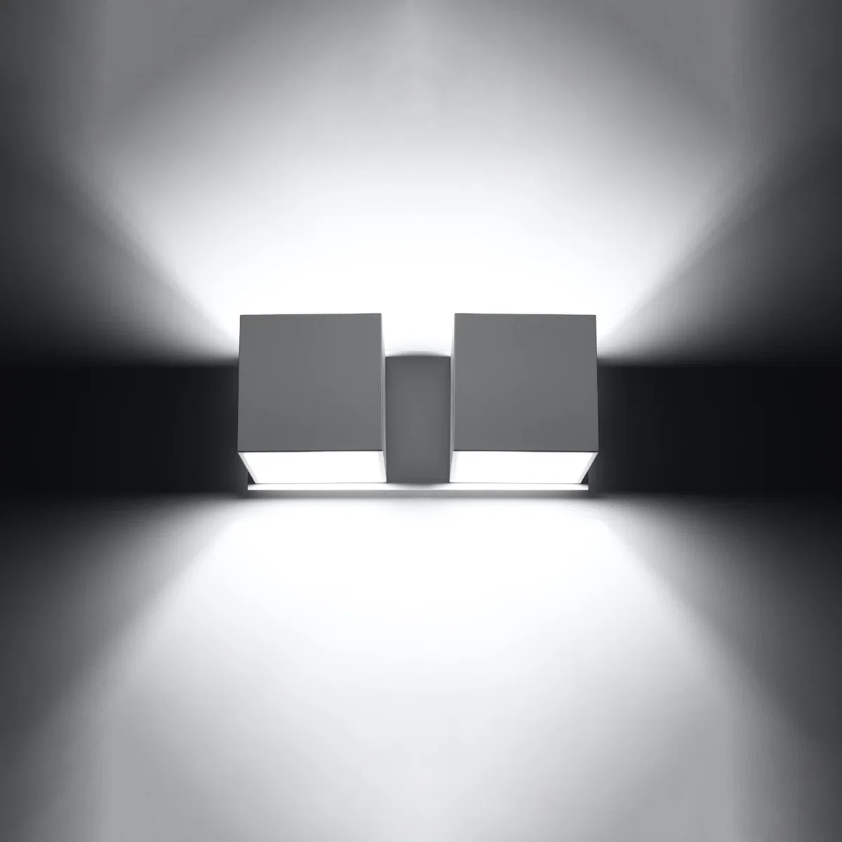 Wall lamp QUAD 2 black - gray – image 10