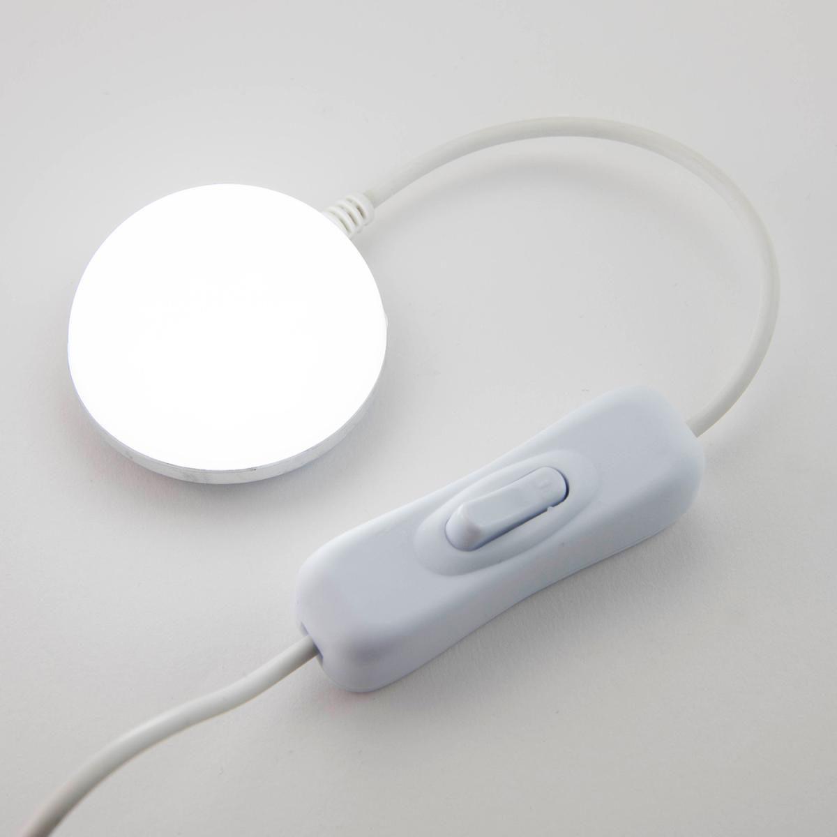 Cool White Rechargable USB LED Light - White – image 3