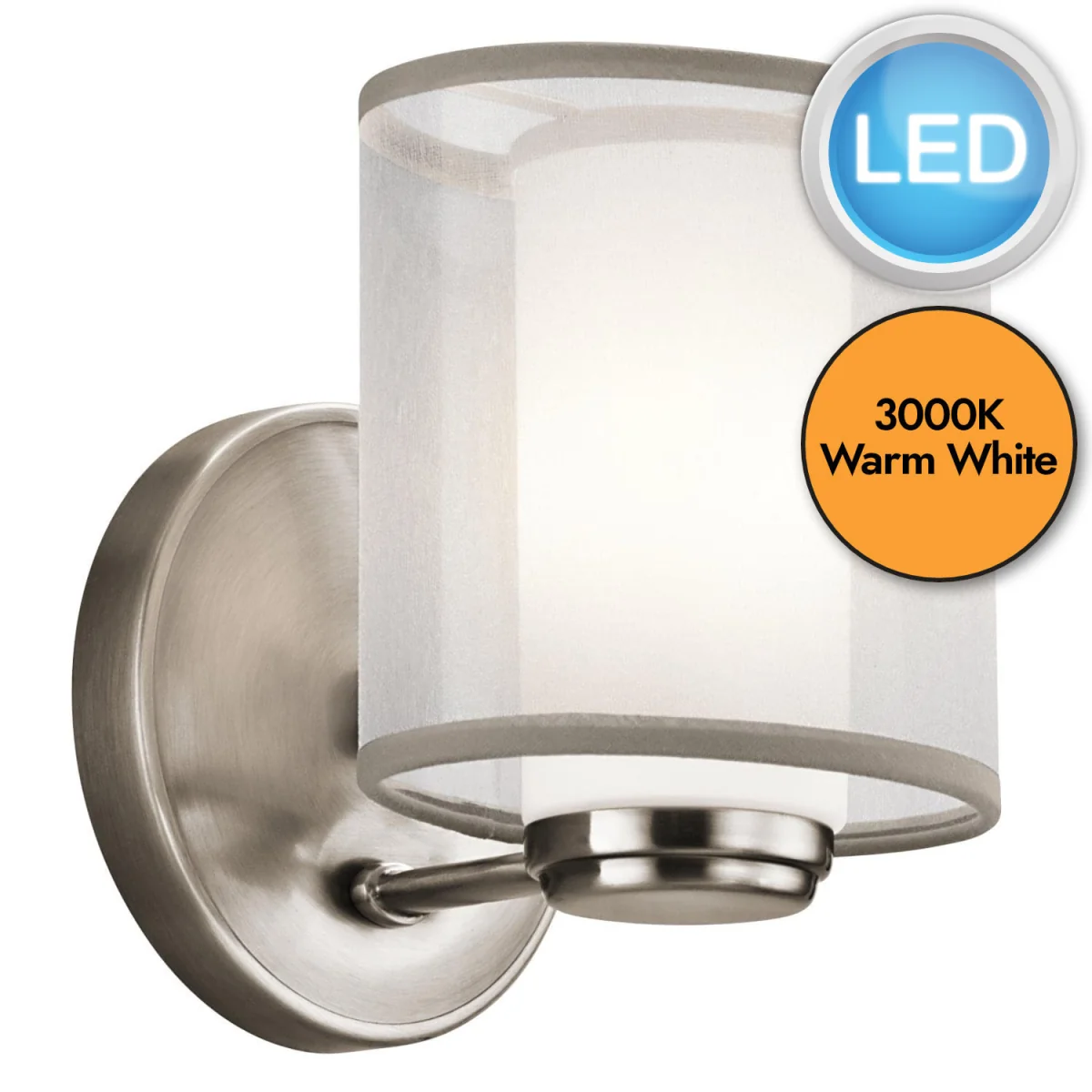 Saldana Wall Light Grey - Grey – image 2