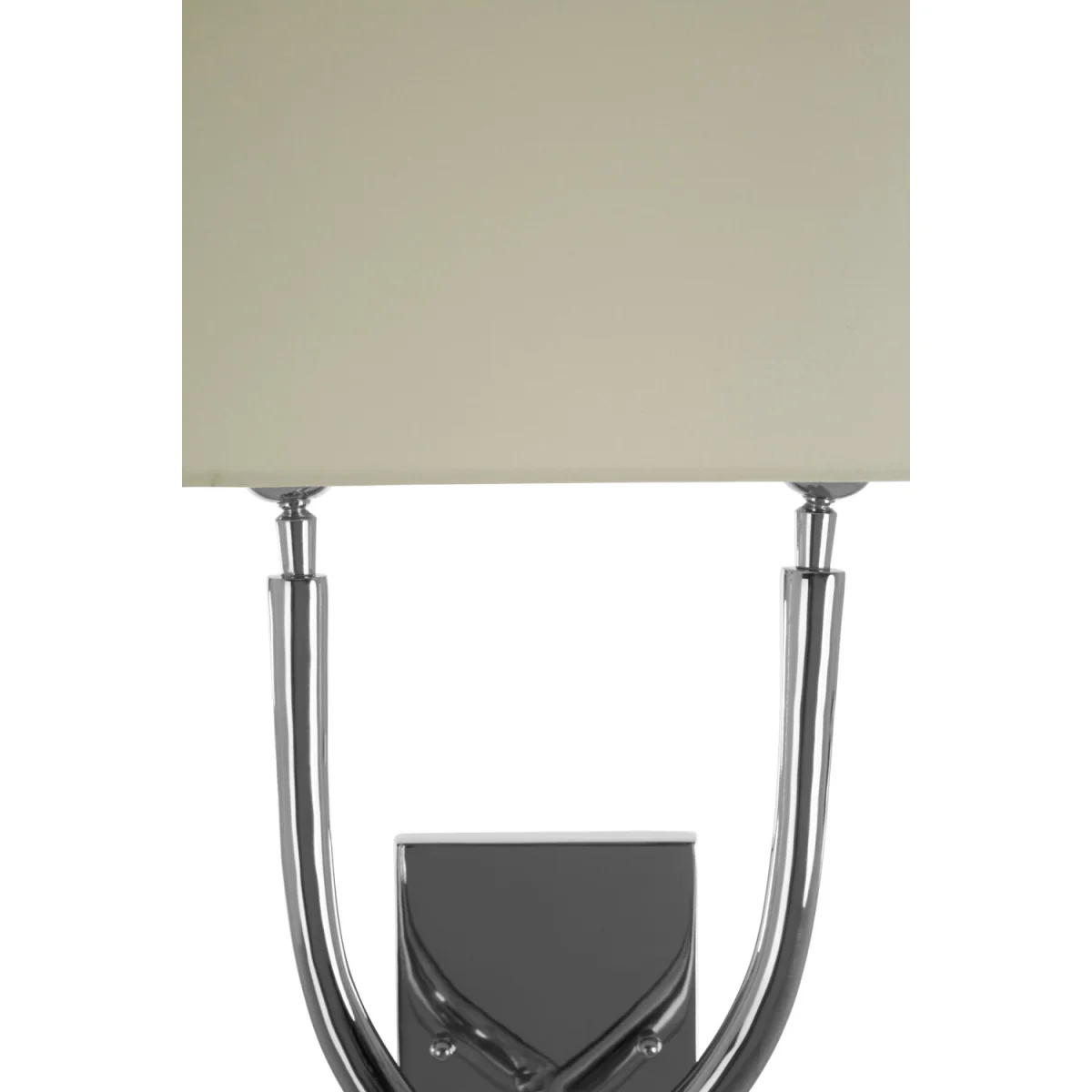 Skye Wall Light with Cross Base - White, Silver – image 2
