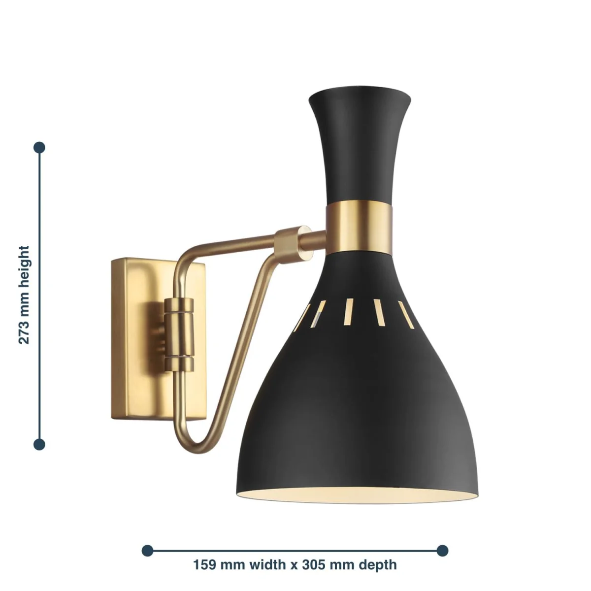 Joan Wall Light Black - Black – image 2