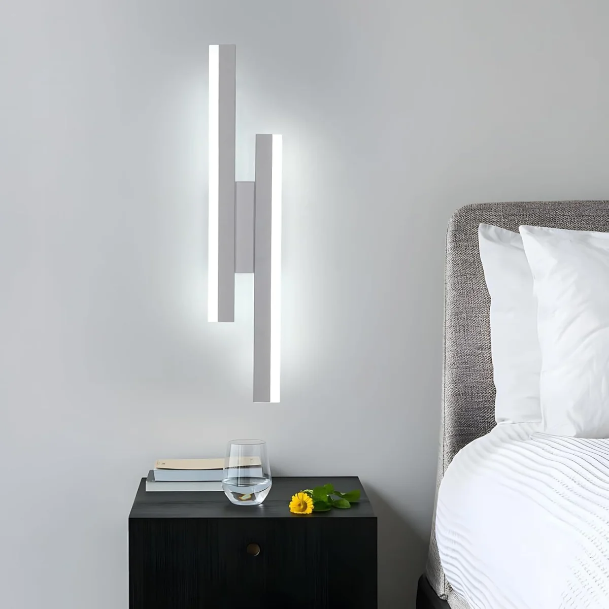 GOECO Wall Light LED Indoor, 16 W Dimmable Wall Lamp 3 Colour Temperatures - White – image 7