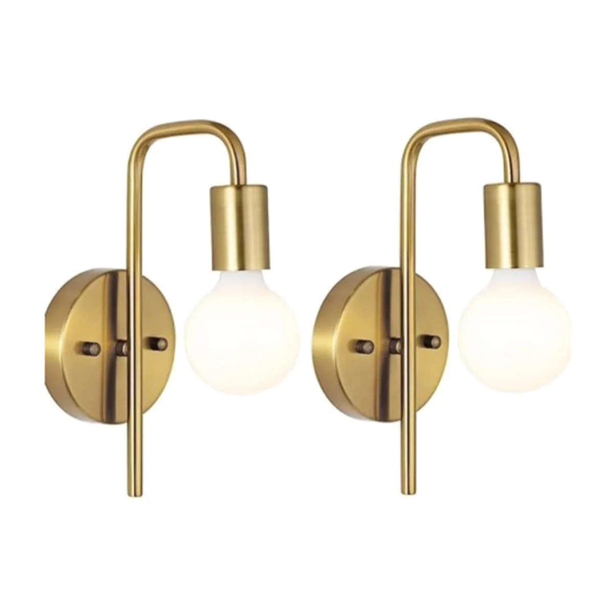 Wall Lights Gold 2 Pack - Gold – image 1