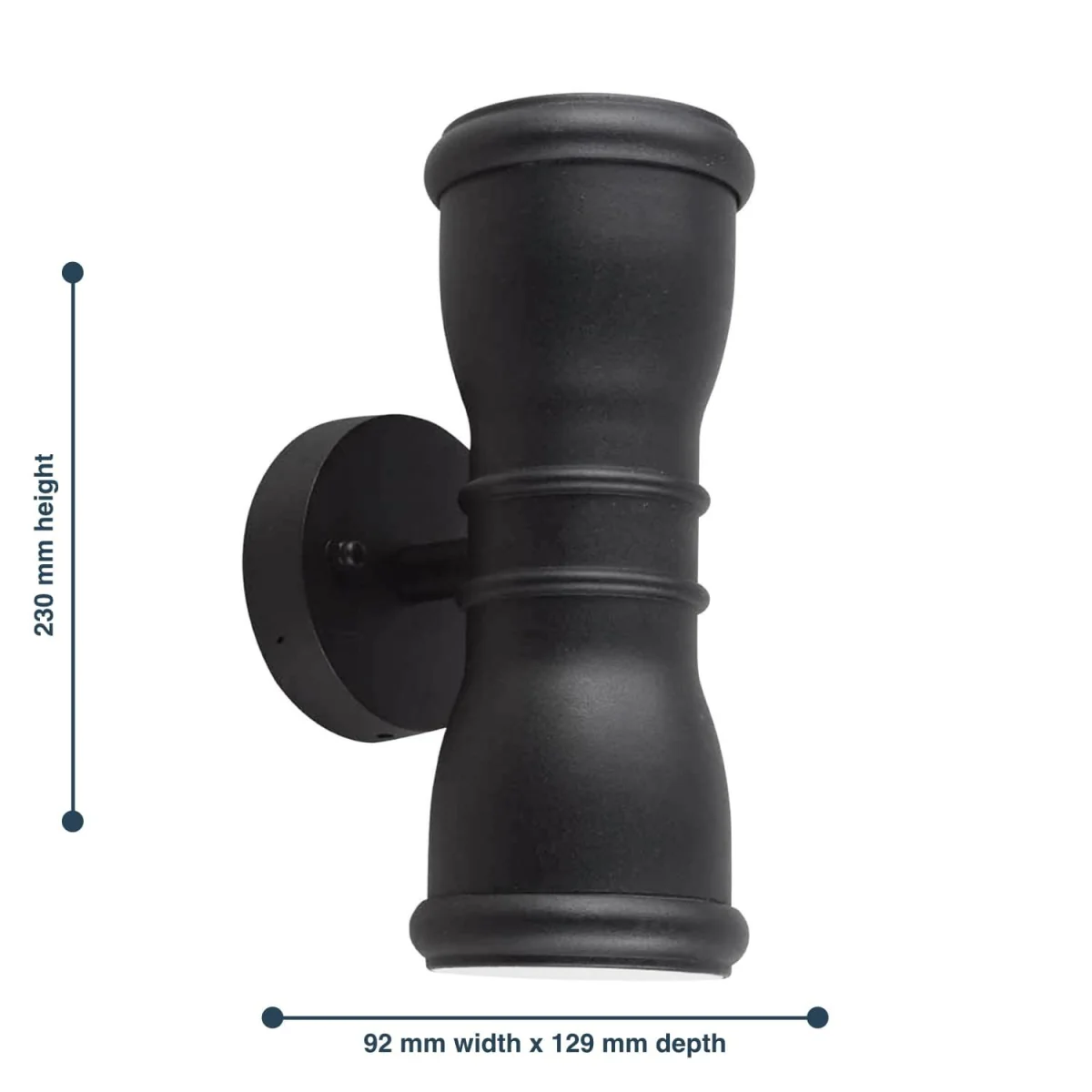 Malvern Wall Light Black - Black – image 3