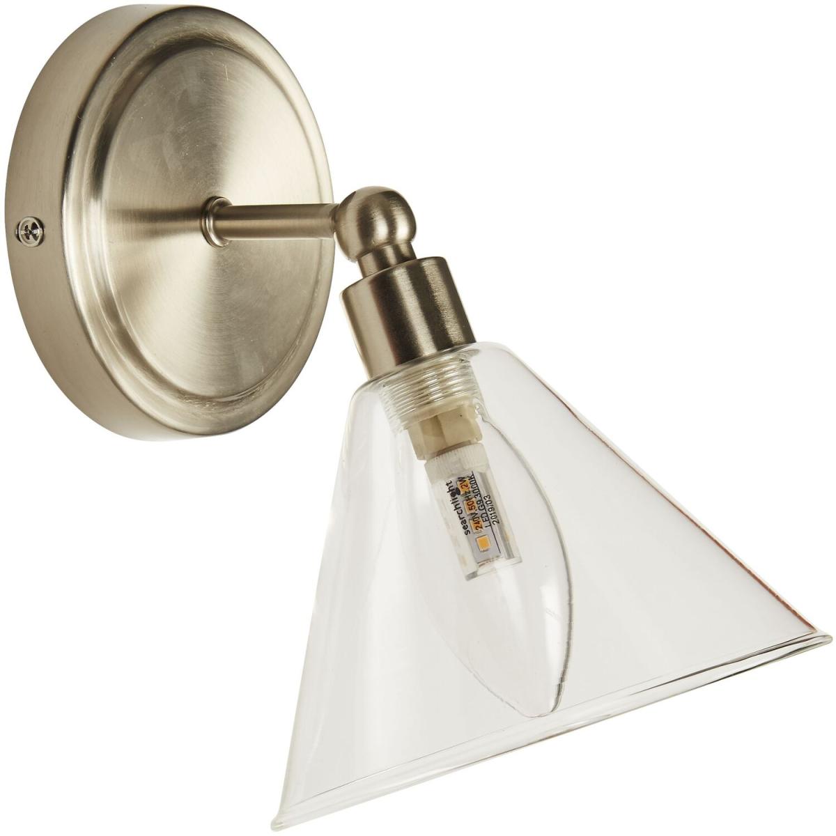 Bathroom Satin Silver Wall Light  - Silver – image 3