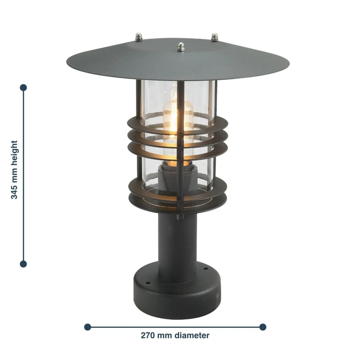 Stockholm Pedestal Light Black - Black – image 2