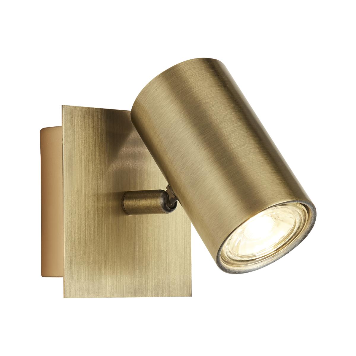 Antique Brass cylinder spotlight - Antique – image 1