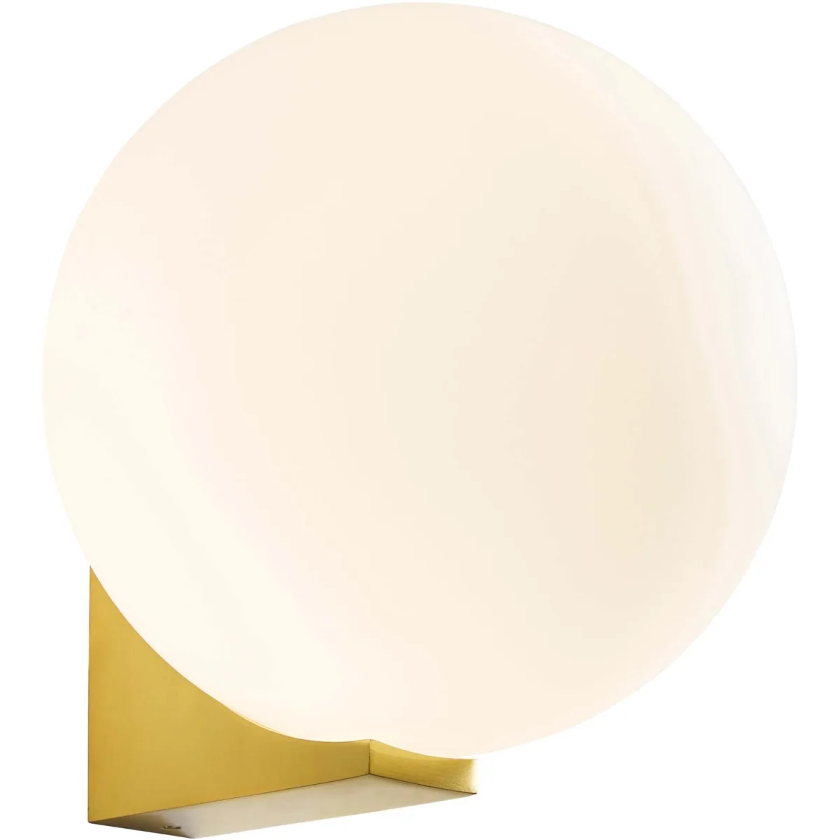 CGC JASPER Bathroom Wall Light - Satin Brass, Opal Glass, G9, IP44 - Satin Brass – image 3