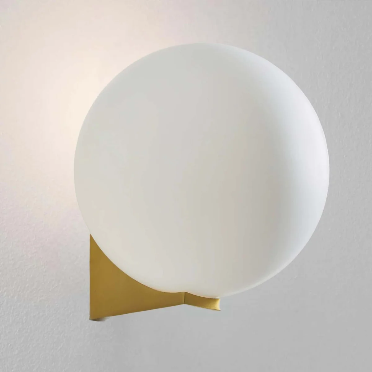 CGC JASPER Bathroom Wall Light - Satin Brass, Opal Glass, G9, IP44 - Satin Brass – image 4