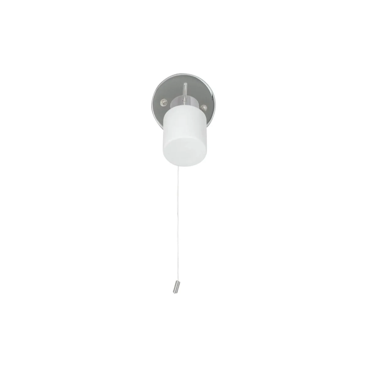 Set Of 2 Iona Bathroom Wall Spotlights - Polished Chrome Plate And Opal Glass – image 3