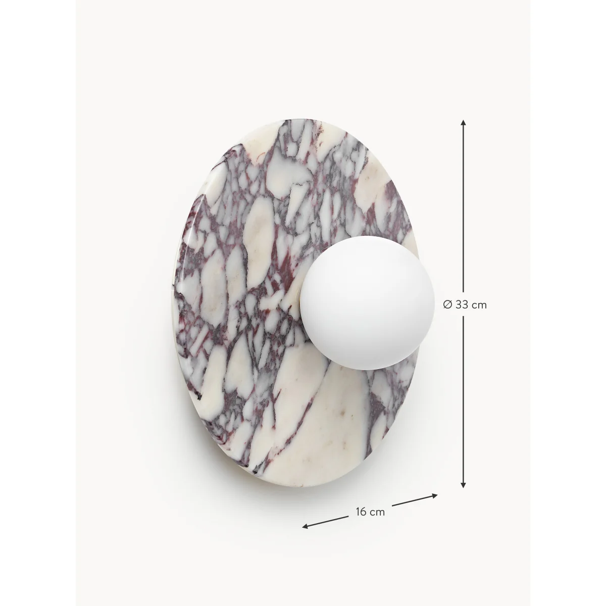 Calacatta Viola Marble Wall and Ceiling Lamp Cehlani – image 8