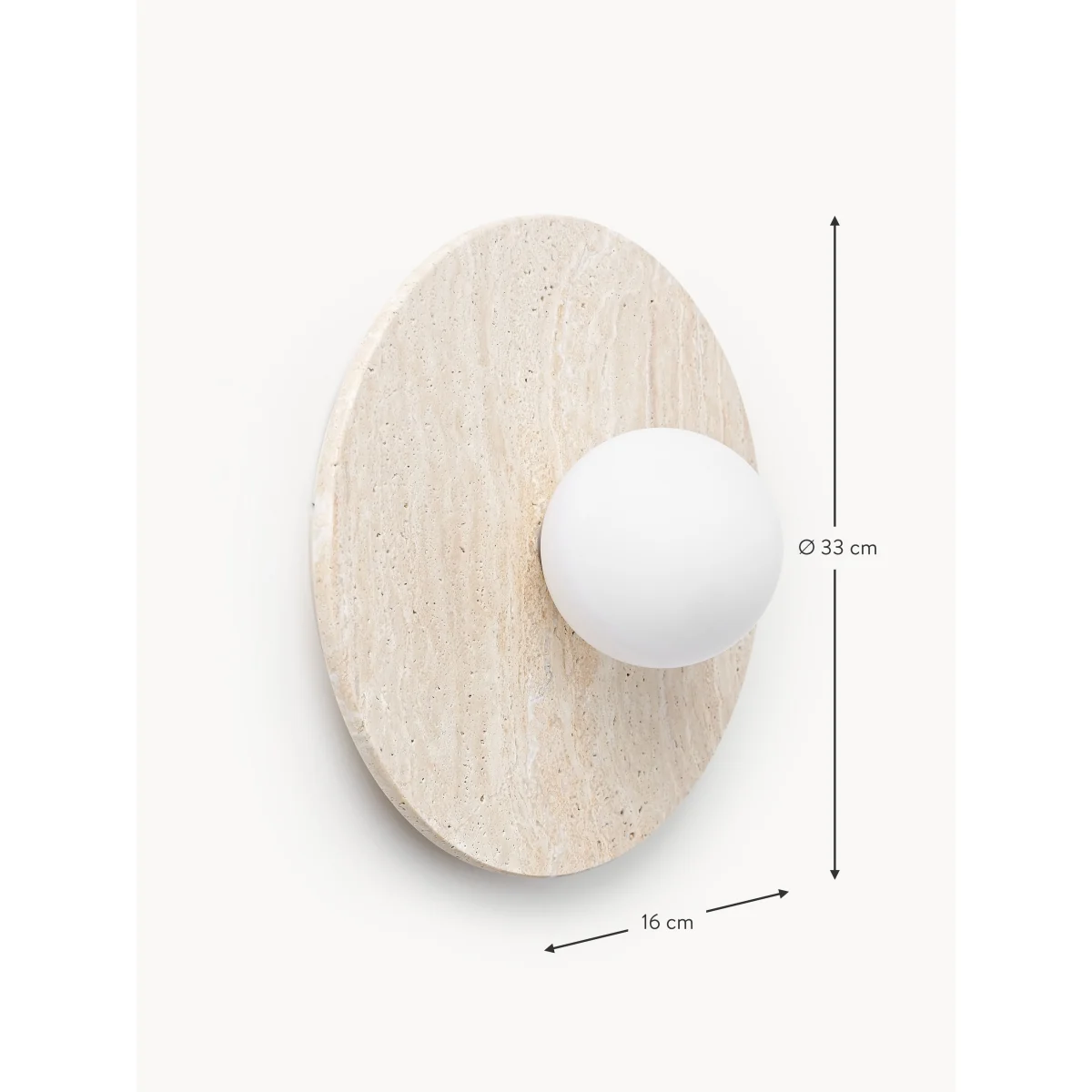 Travertine Wall and Ceiling Lamp Cehlani – image 8