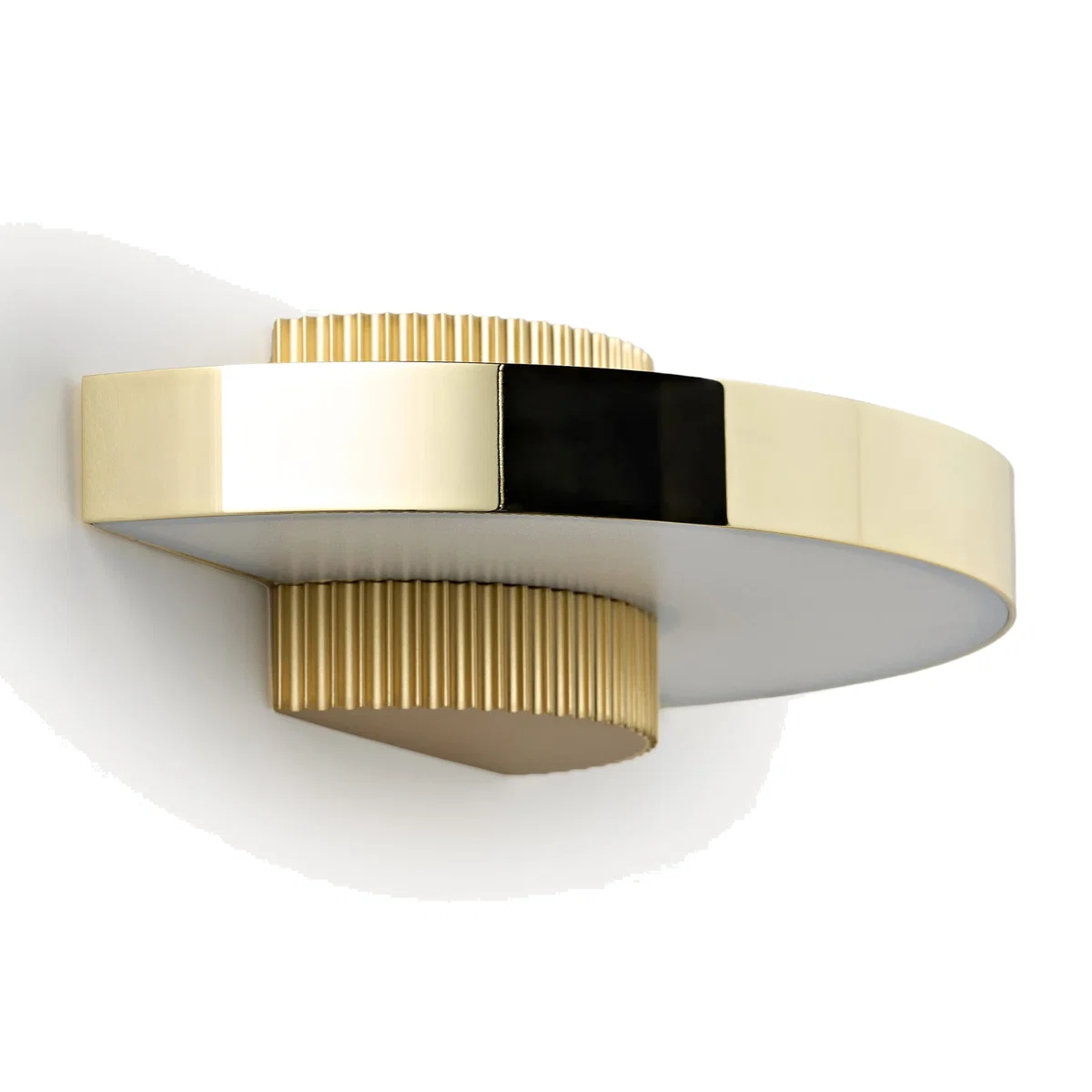 LED Wall Lamp Elna with Rippled Base – image 1