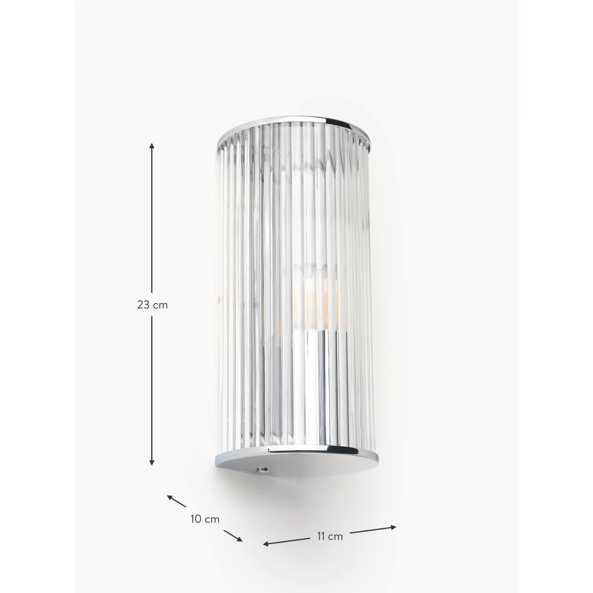Wall Lamp with Ribbed Glass Emmi – image 7